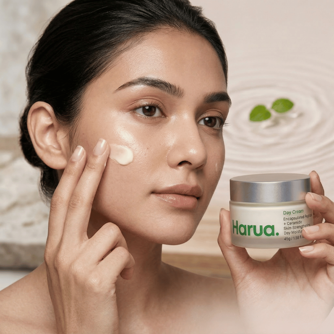 HARUA Peptide + Myoline Well‑Ageing Day Cream | Smooth & Plump Skin| 45g