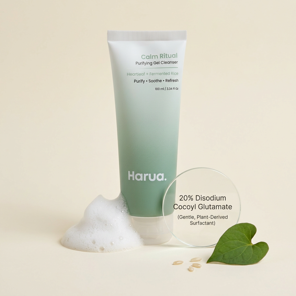 HARUA Calm Ritual – Purifying Gel Cleanser
