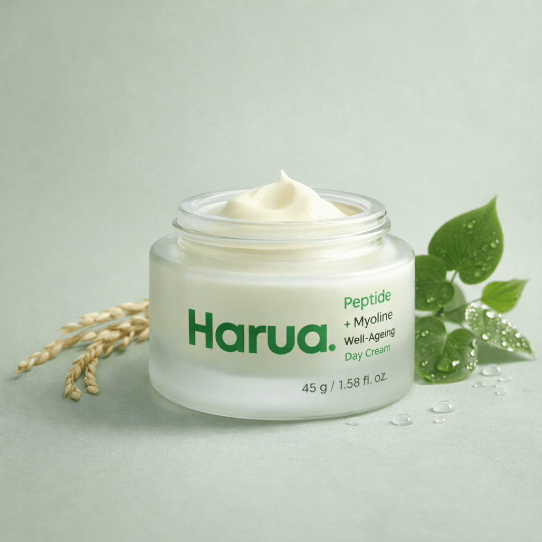 HARUA Peptide + Myoline Well‑Ageing Day Cream | Smooth & Plump Skin| 45g