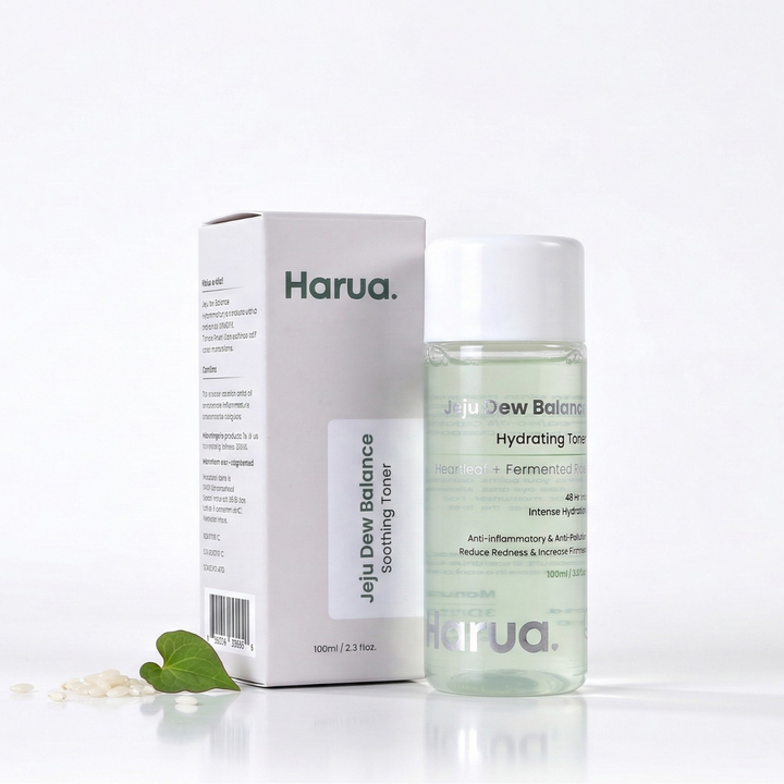 Harua Jeju Dew Balance Hydrating Toner | Heartleaf + Fermented Rice