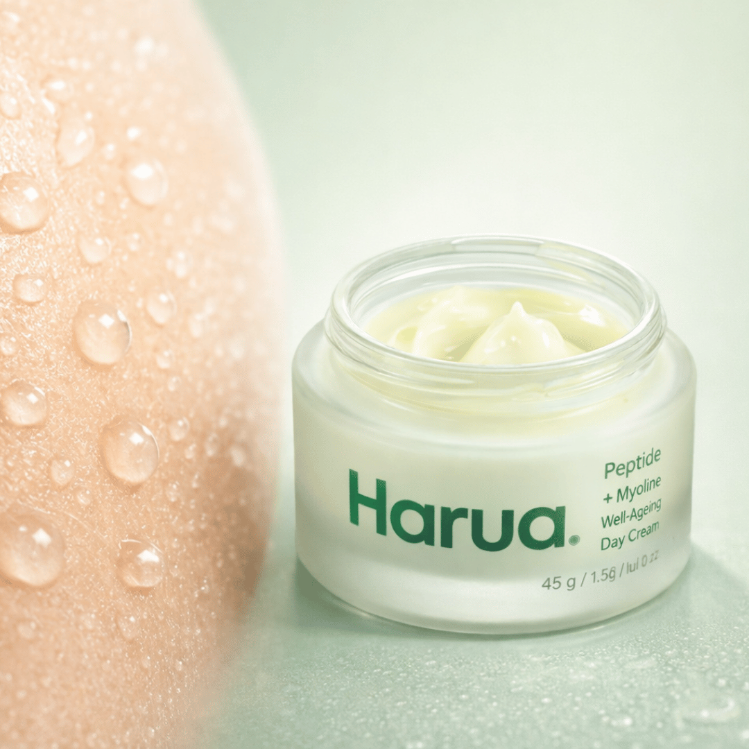 HARUA Peptide + Myoline Well‑Ageing Day Cream | Smooth & Plump Skin| 45g