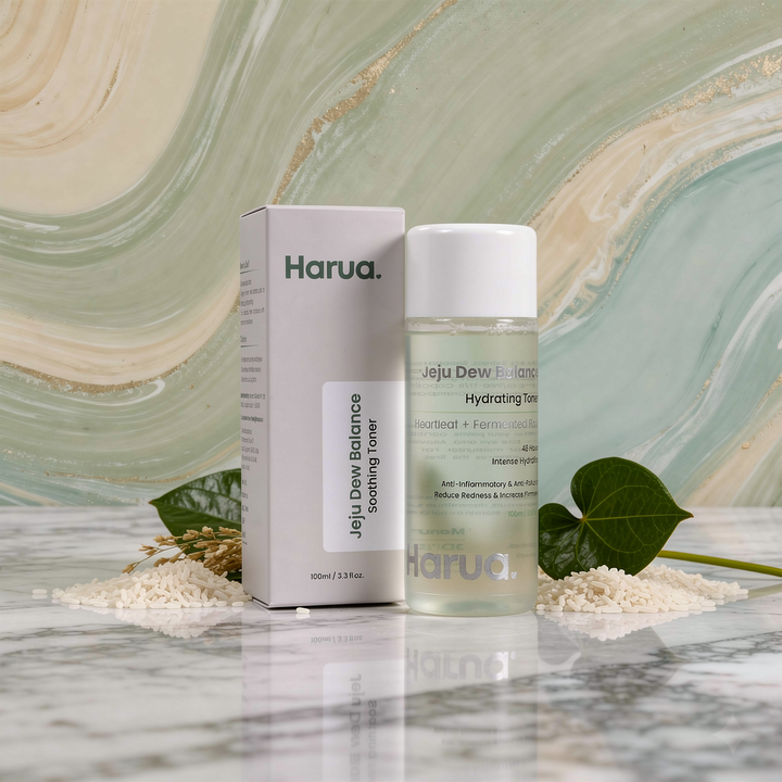 Harua Jeju Dew Balance Hydrating Toner | Heartleaf + Fermented Rice
